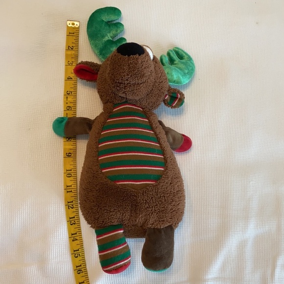 Okee Dokee Reindeer Plush Green And Brown - Picture 10 of 11